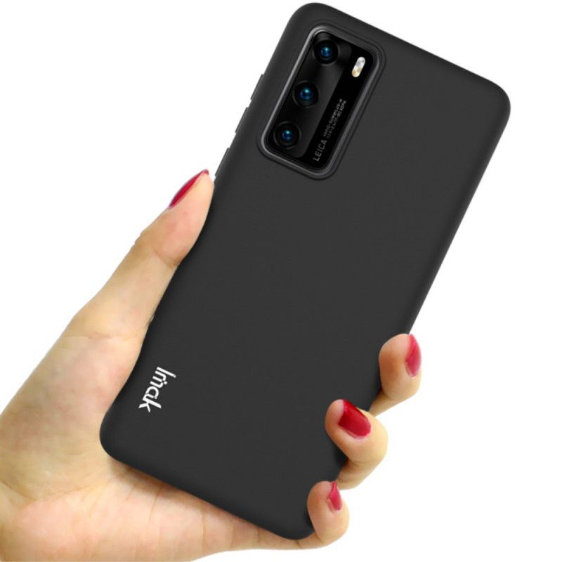 Cover Huawei P40 Sort Uc-1-Serie Silikone Måtter Imak