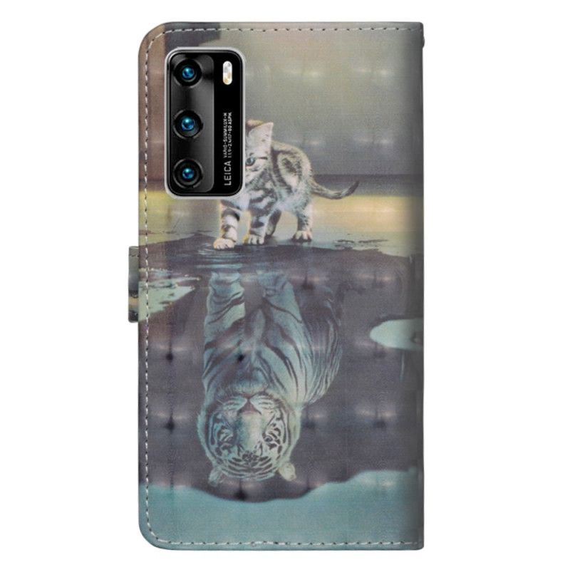 Flip Cover Huawei P40 Mobilcover Tigerens Ernest