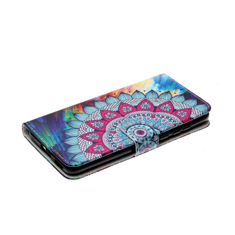 Flip Cover Huawei P40 Mobilcover Ultra Farverig Mandala