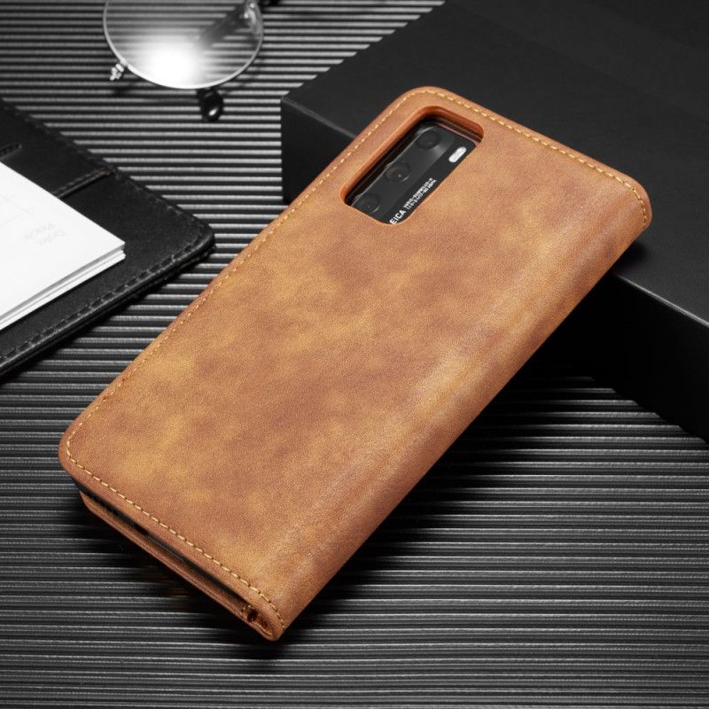 Flip Cover Huawei P40 Sort Dg. Aftagelig Ming