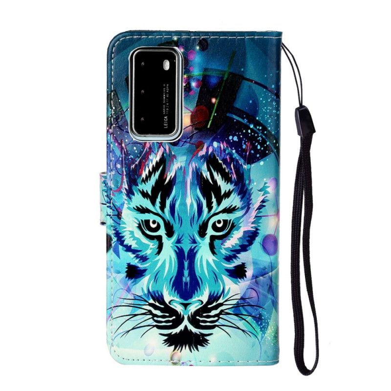 Flip Cover Læder Huawei P40 Istiger