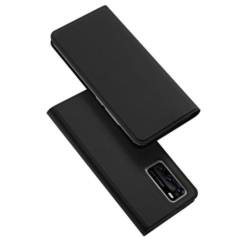 Læder Cover for Huawei P40 Sort Pro Dux Ducis Hud