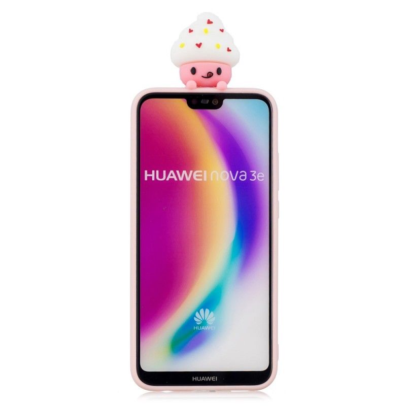 Cover for Huawei P20 Lite 3D Kop Kage