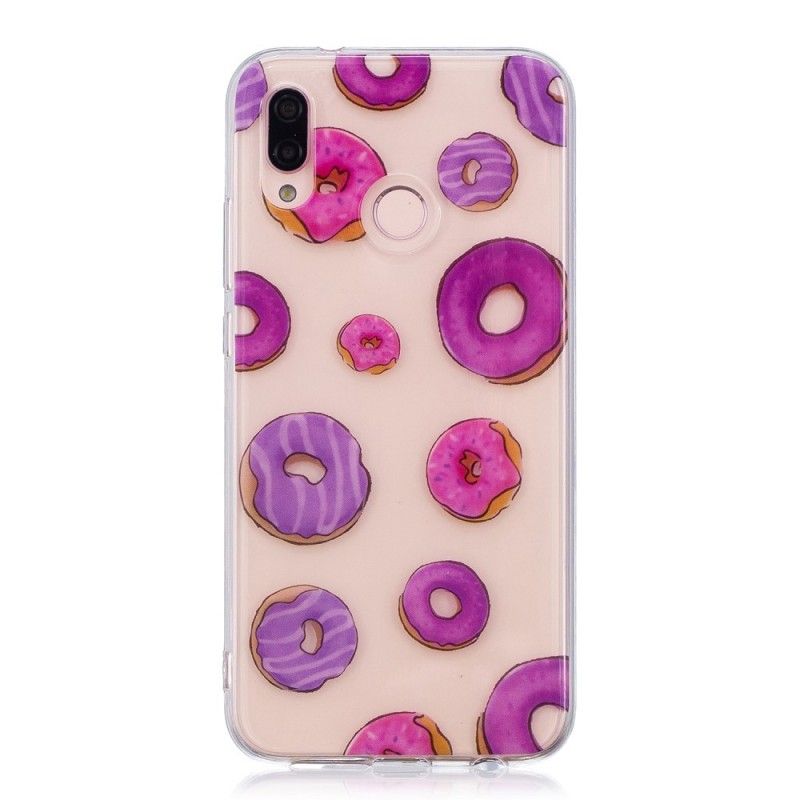 Cover for Huawei P20 Lite Gennemsigtig Donuts Fan