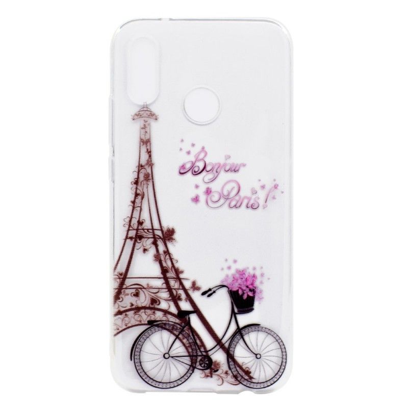 Cover for Huawei P20 Lite Gennemsigtig Hej Paris