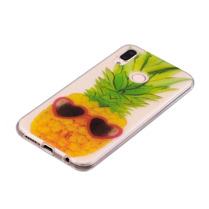 Cover for Huawei P20 Lite Gennemsigtig Inkognito Ananas