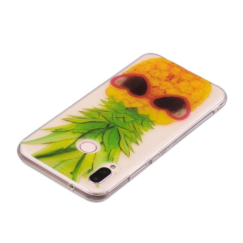 Cover for Huawei P20 Lite Gennemsigtig Inkognito Ananas