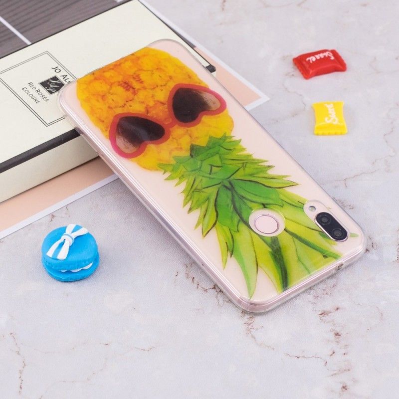 Cover for Huawei P20 Lite Gennemsigtig Inkognito Ananas