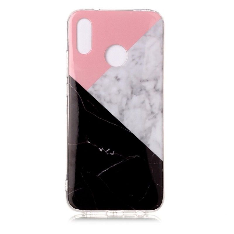 Cover for Huawei P20 Lite Geometrisk Marmoreffekt