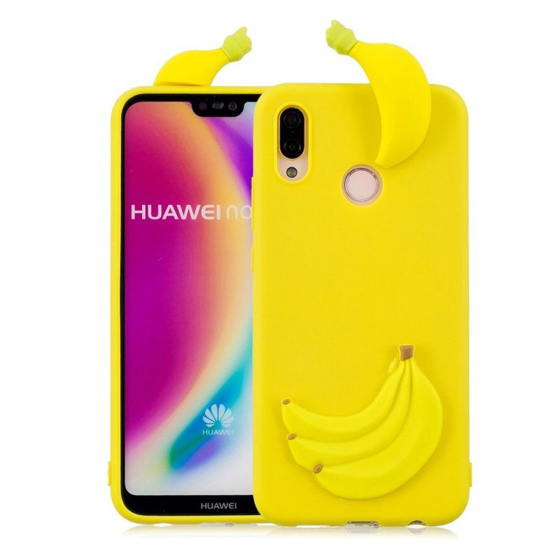 Cover Huawei P20 Lite 3D Banan