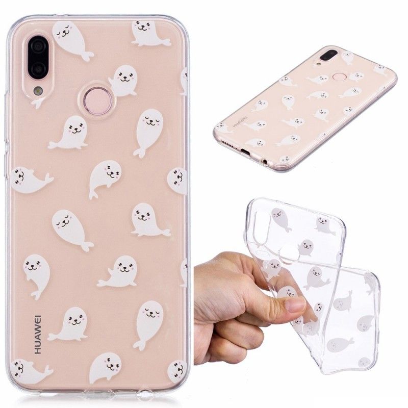 Cover Huawei P20 Lite Gennemsigtig Sjov Løver