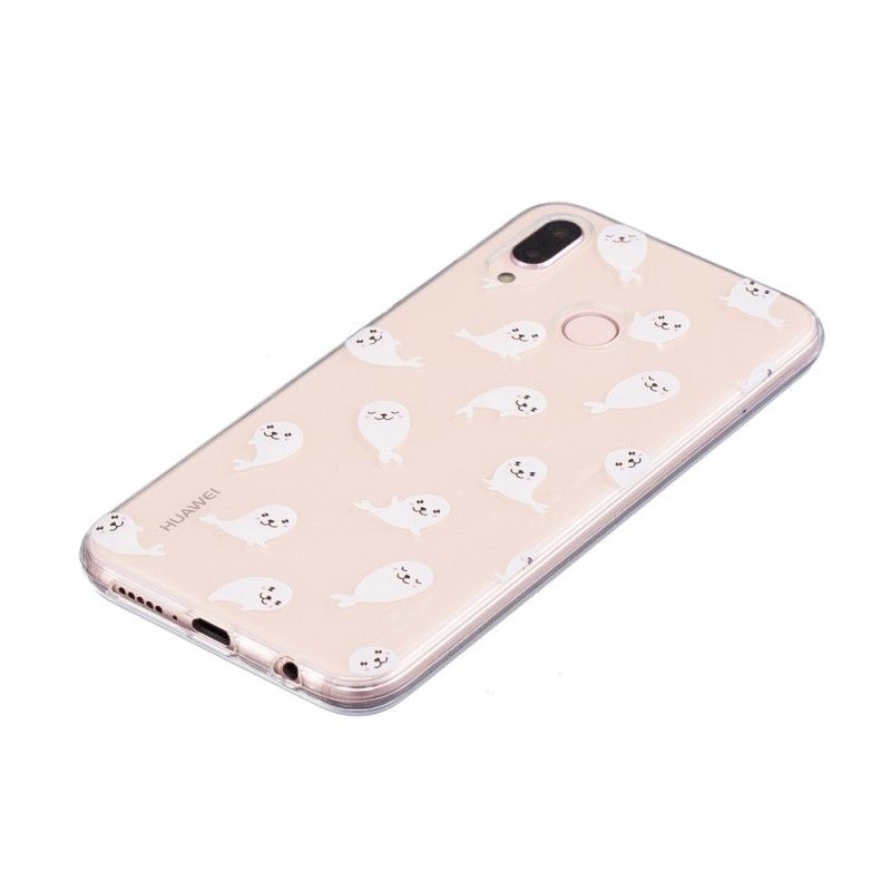 Cover Huawei P20 Lite Gennemsigtig Sjov Løver