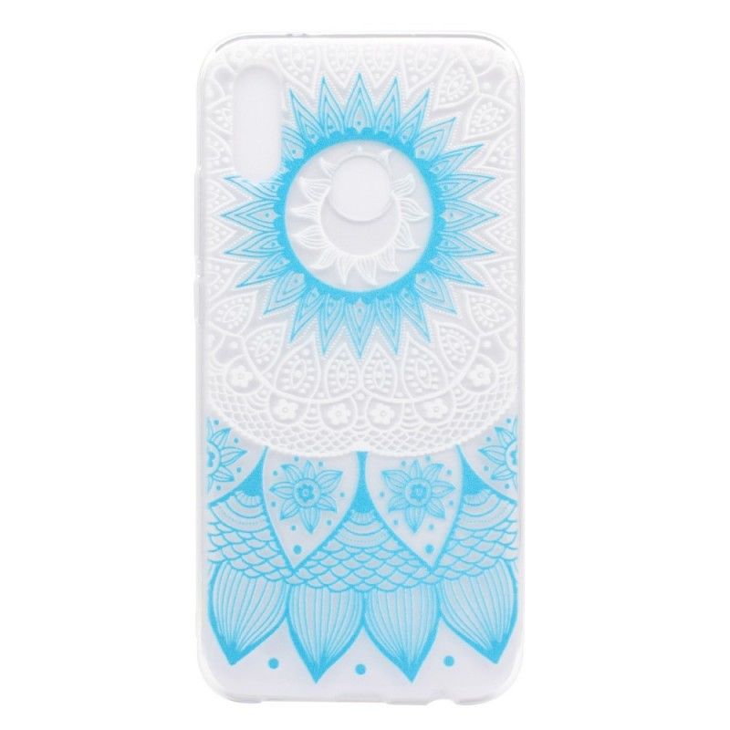 Cover Huawei P20 Lite Rose Gennemsigtig Farverig Mandala