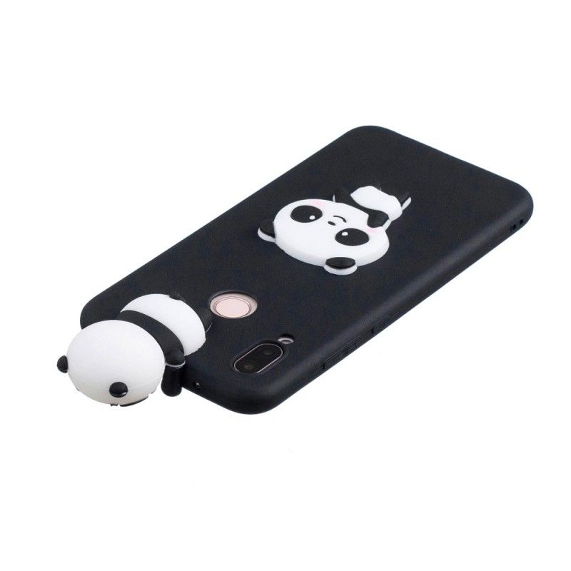 Cover Huawei P20 Lite Sort Mobilcover 3D Min Panda