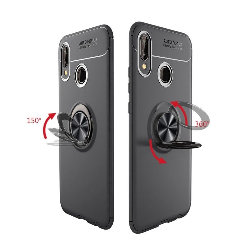 Cover Huawei P20 Lite Sort Roterende Ring