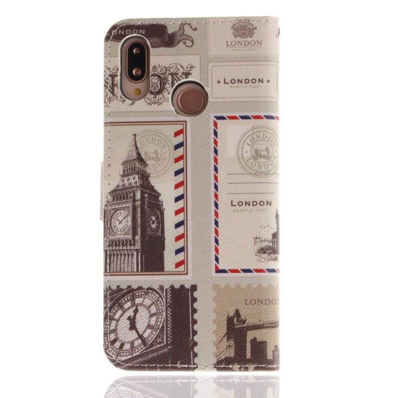 Flip Cover Huawei P20 Lite London Tur