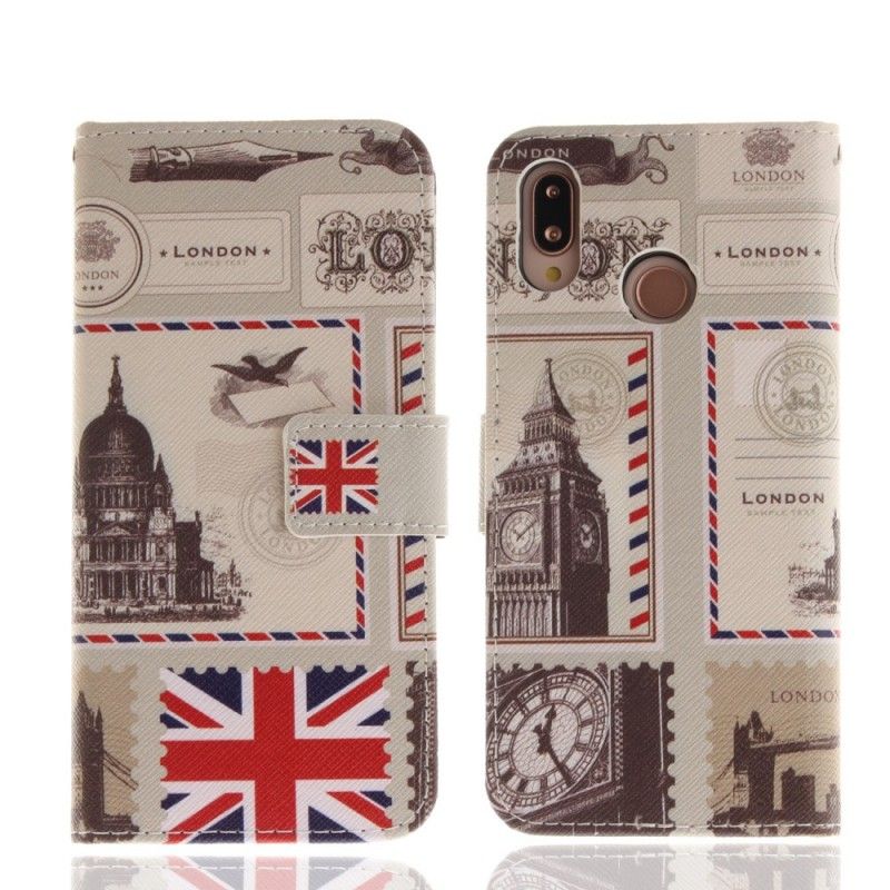 Flip Cover Huawei P20 Lite London Tur