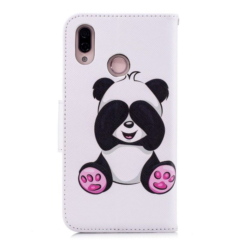 Flip Cover Huawei P20 Lite Sjov Panda