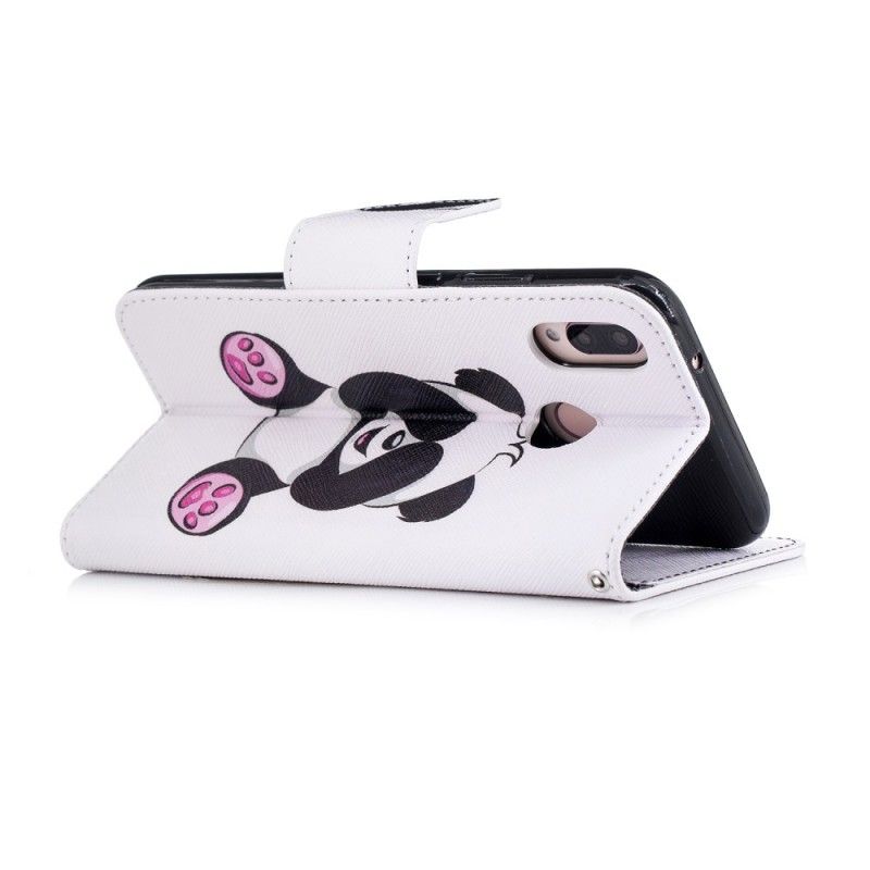 Flip Cover Huawei P20 Lite Sjov Panda