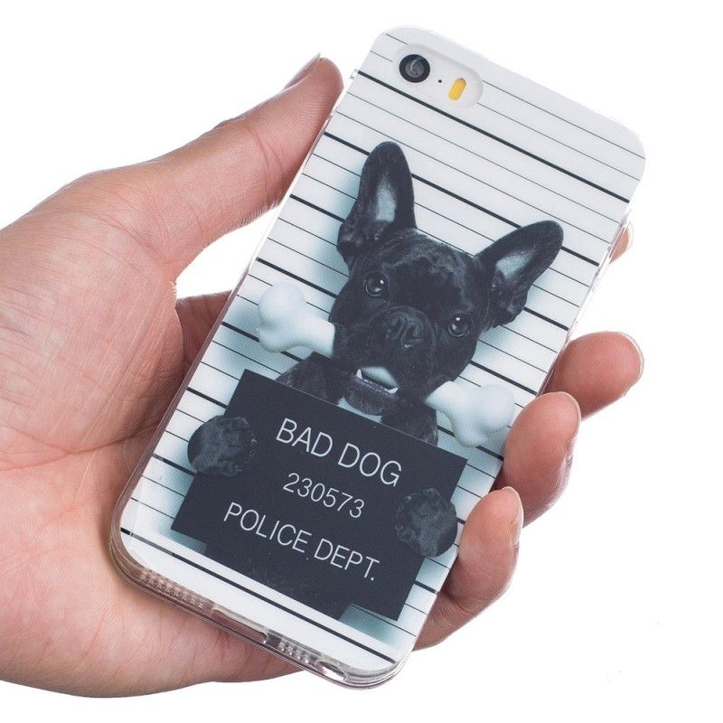 Cover for iPhone 5 / 5S / SE Dårlig Hund