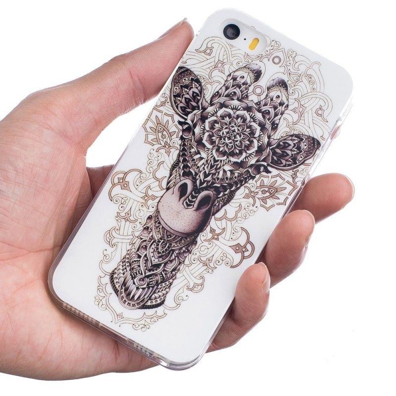 Cover iPhone 5 / 5S / SE Tribal Giraf Beskyttelse