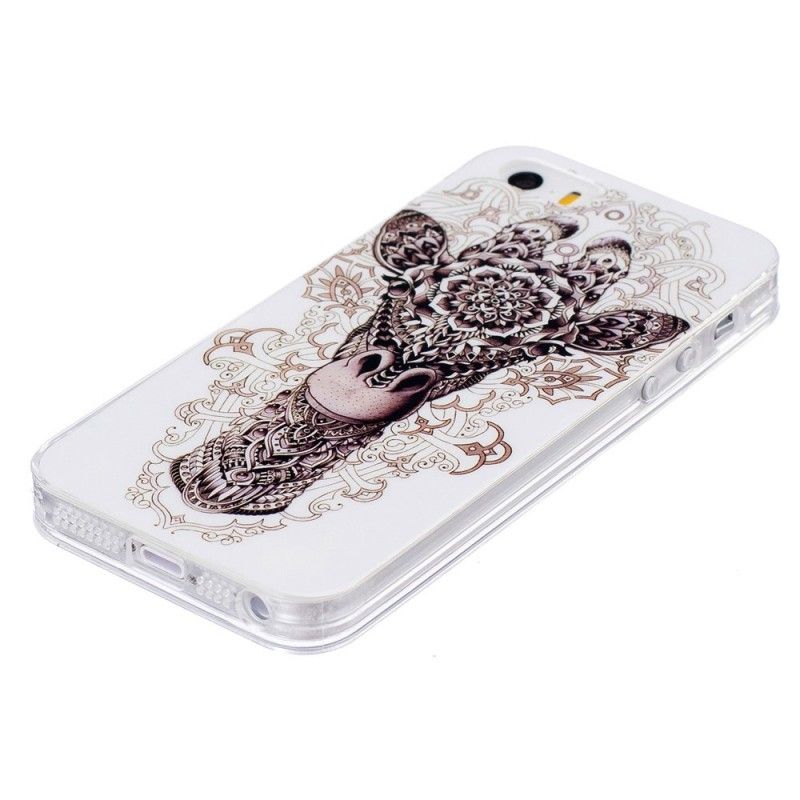 Cover iPhone 5 / 5S / SE Tribal Giraf Beskyttelse