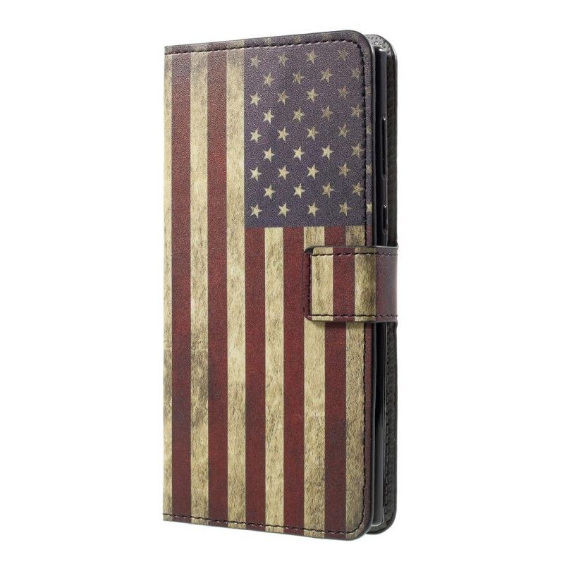 Flip Cover Læder Sony Xperia L1 Usa Flag