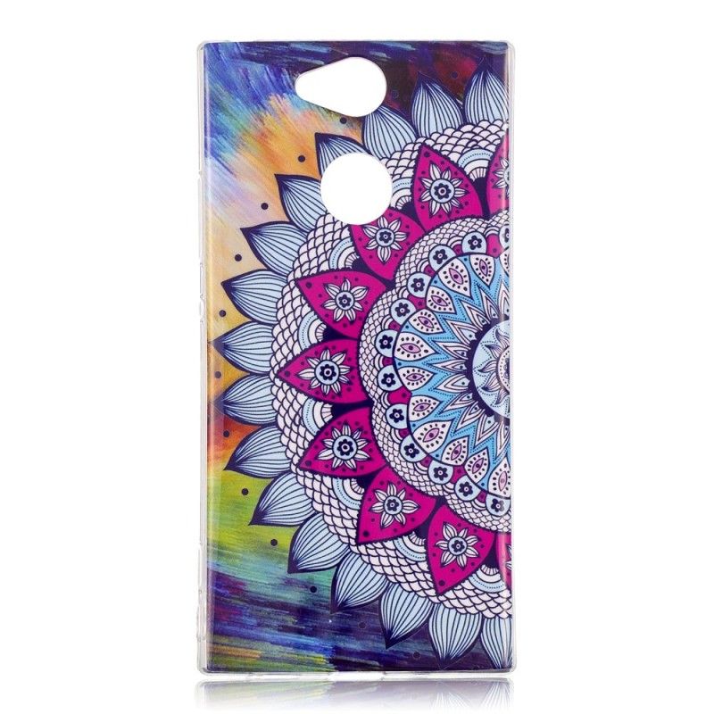 Cover Sony Xperia XA2 Fluorescerende Mandala