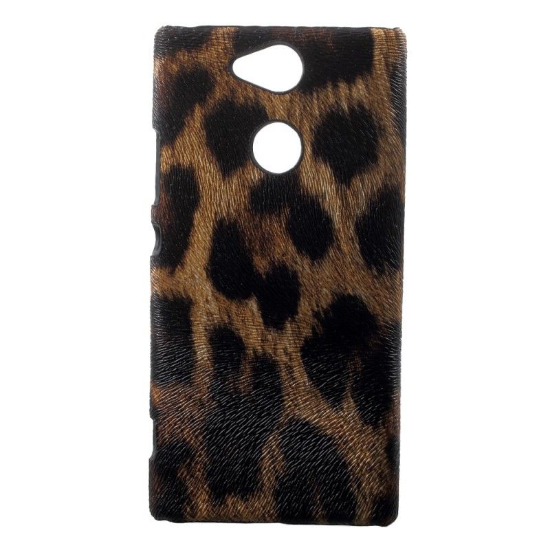 Cover Sony Xperia XA2 Mobilcover Leopardhudeffekt