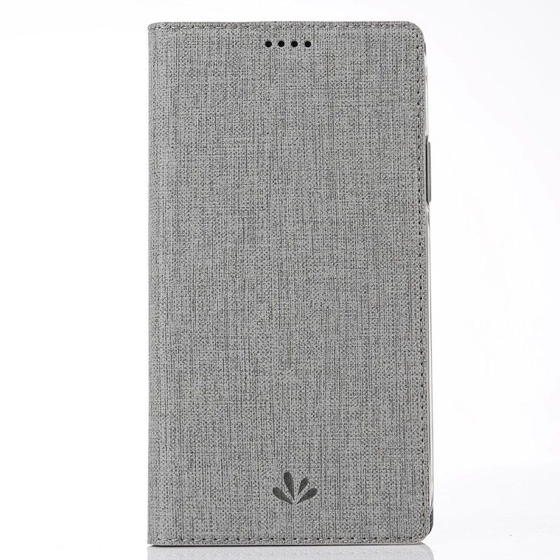 Læder Cover for Sony Xperia XA2 Sort Struktureret