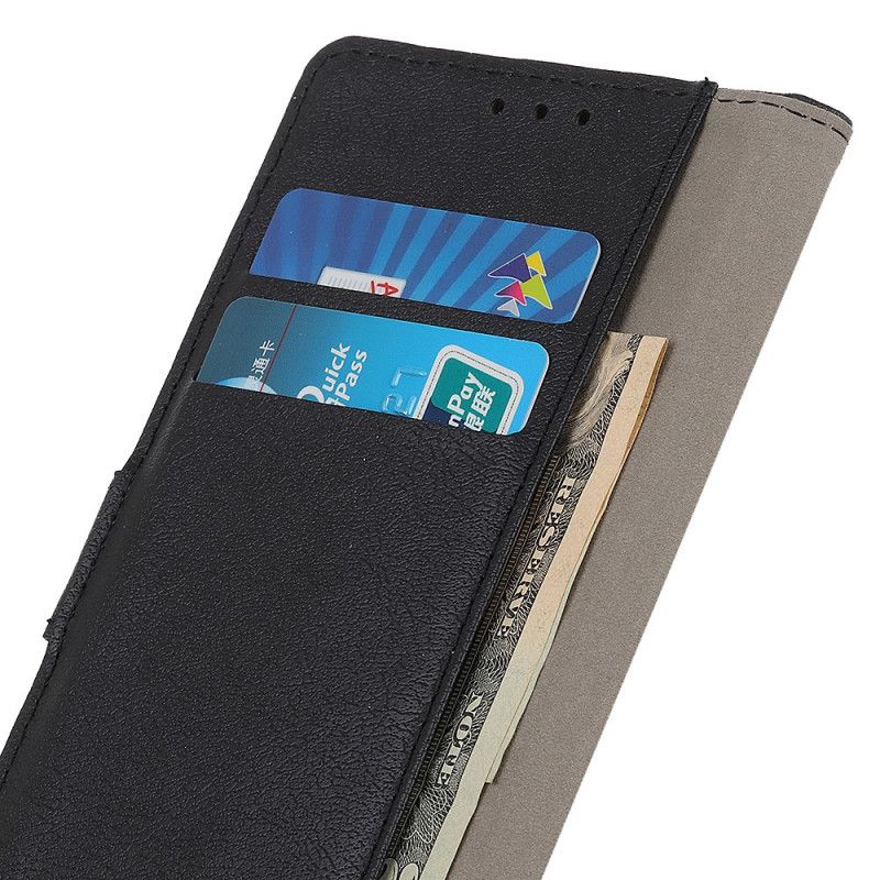 Flip Cover Alcatel 3X (2019) Sort Klassisk