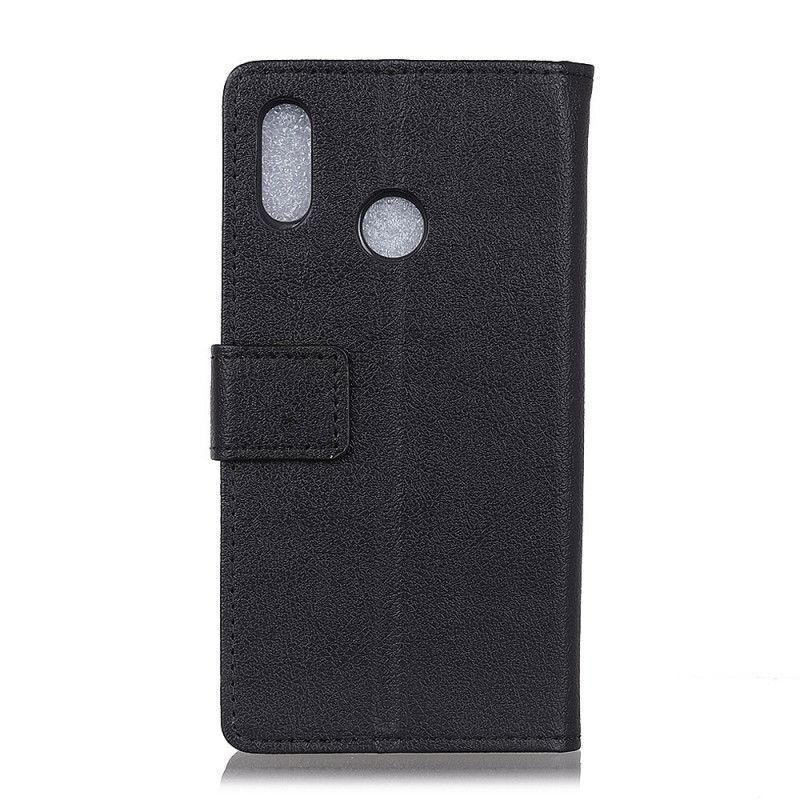 Flip Cover Alcatel 3X (2019) Sort Klassisk