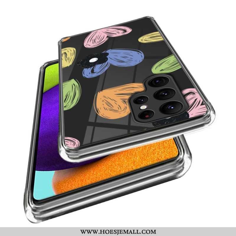 Cover Samsung Galaxy S24 Ultra 5g Farverige Hjerter