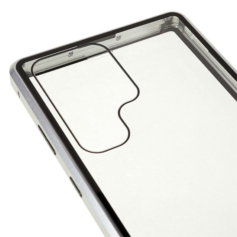 Cover Samsung Galaxy S24 Ultra 5g Magnetisk Hærdet Glas Og Dobbelt Beskyttelse