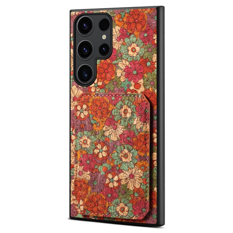 Cover Samsung Galaxy S24 Ultra 5g Med Blomsterkortholder