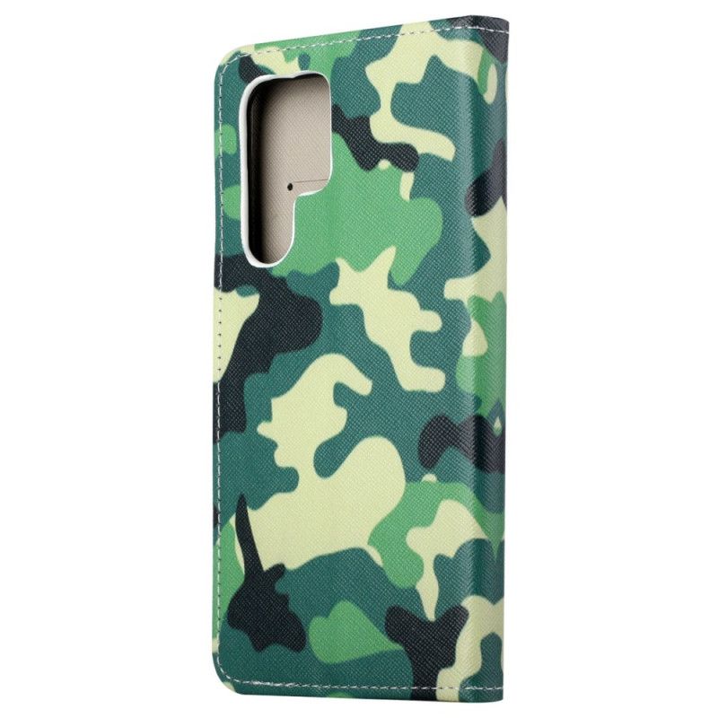 Flip Cover Samsung Galaxy S24 Ultra 5g Camouflagemønster