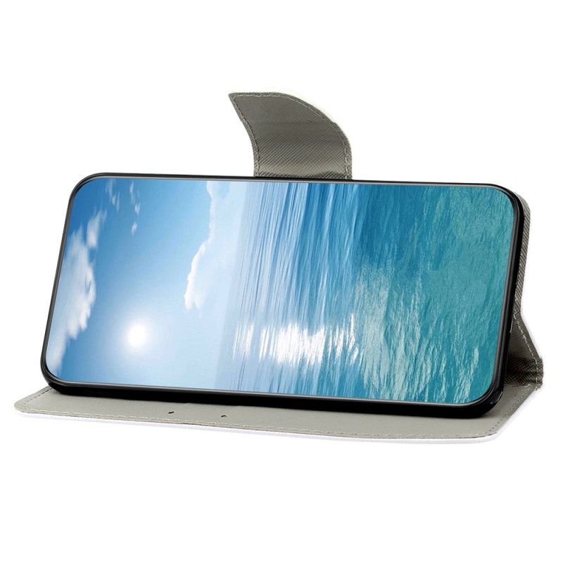 Flip Cover Samsung Galaxy S24 Ultra 5g Etnisk Stil Med Rem