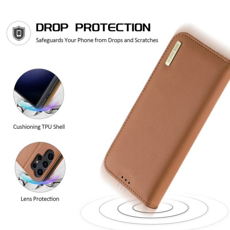 Flip Cover Samsung Galaxy S24 Ultra 5g Hivo Serie Dux Ducis