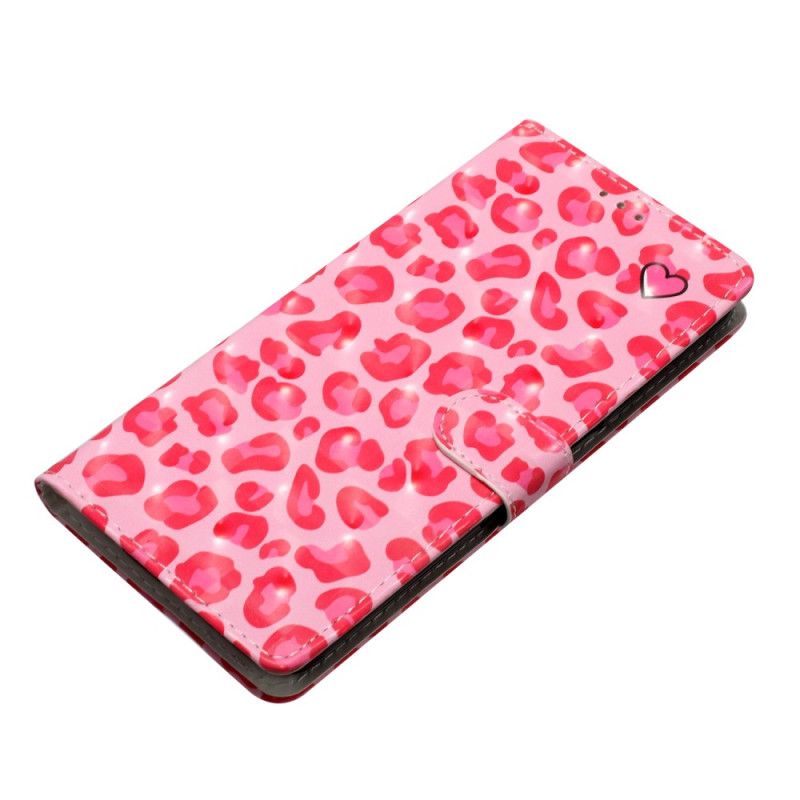 Flip Cover Samsung Galaxy S24 Ultra 5g Pink Leopard Print