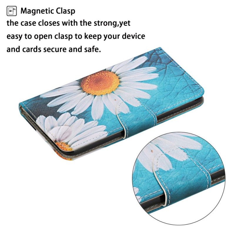 Flip Cover Samsung Galaxy S24 Ultra 5g Storremmekrysantemum