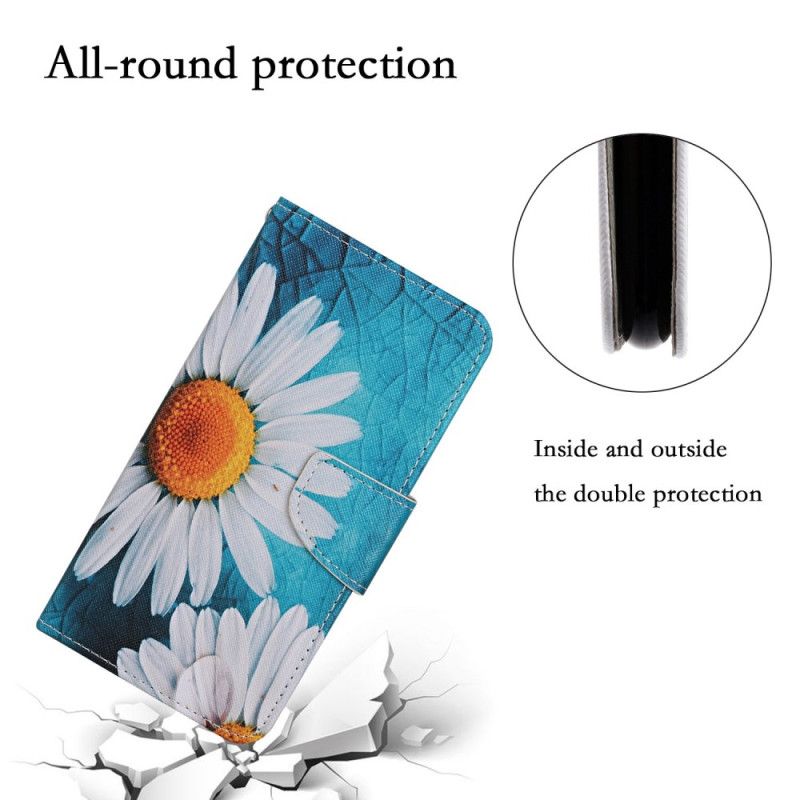 Flip Cover Samsung Galaxy S24 Ultra 5g Storremmekrysantemum