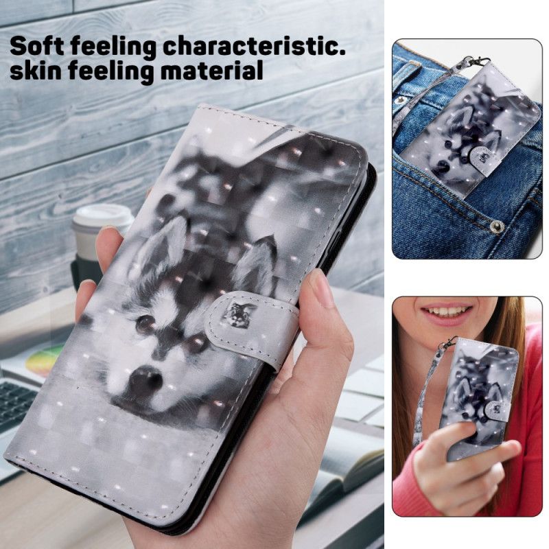 Læder Cover Samsung Galaxy S24 Ultra 5g Telefon Etui Husky Med Rem