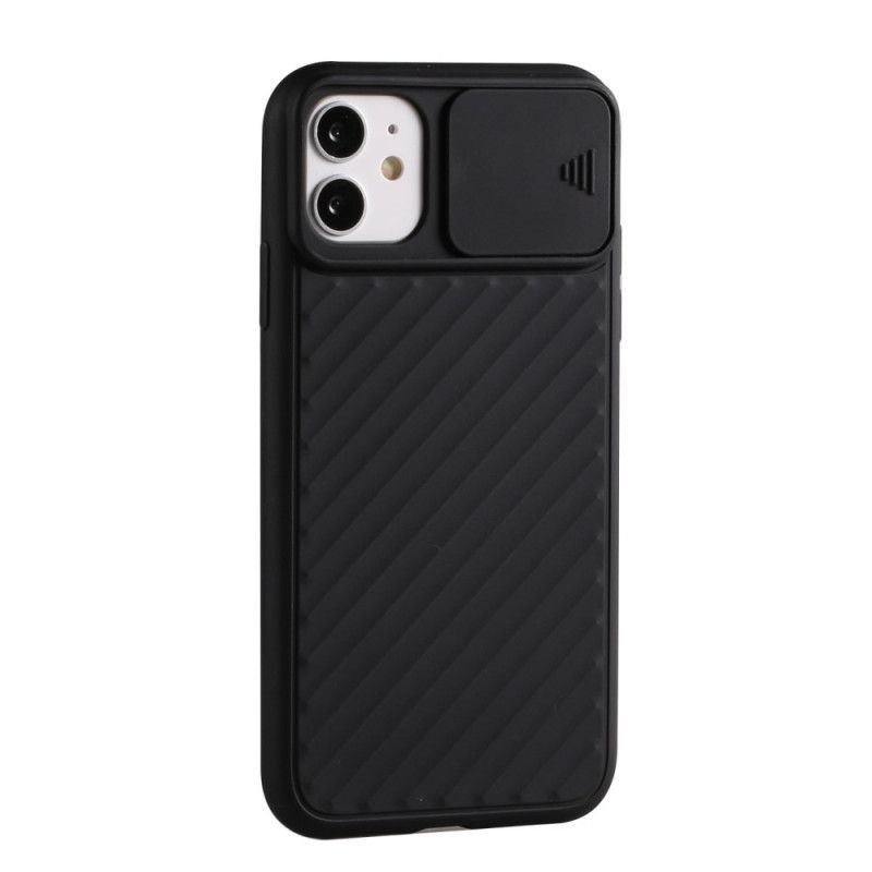 Cover for iPhone 12 Pro Max Sort Aftagelig Silikonebeskyttelseslinse