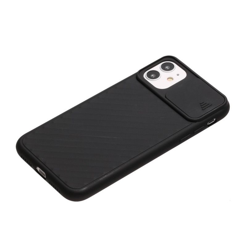 Cover for iPhone 12 Pro Max Sort Aftagelig Silikonebeskyttelseslinse