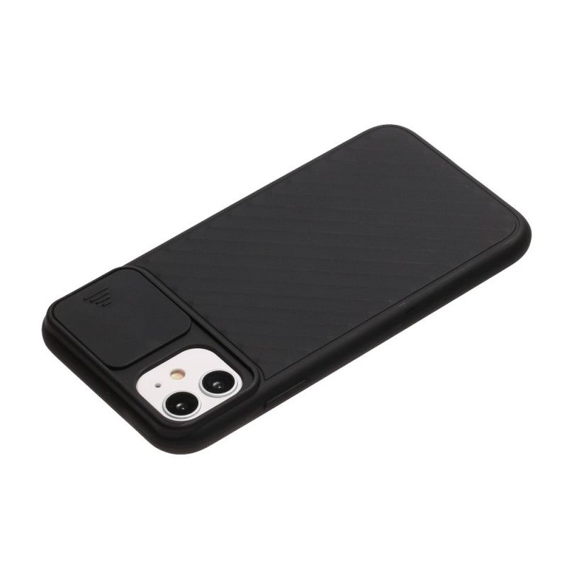 Cover for iPhone 12 Pro Max Sort Aftagelig Silikonebeskyttelseslinse