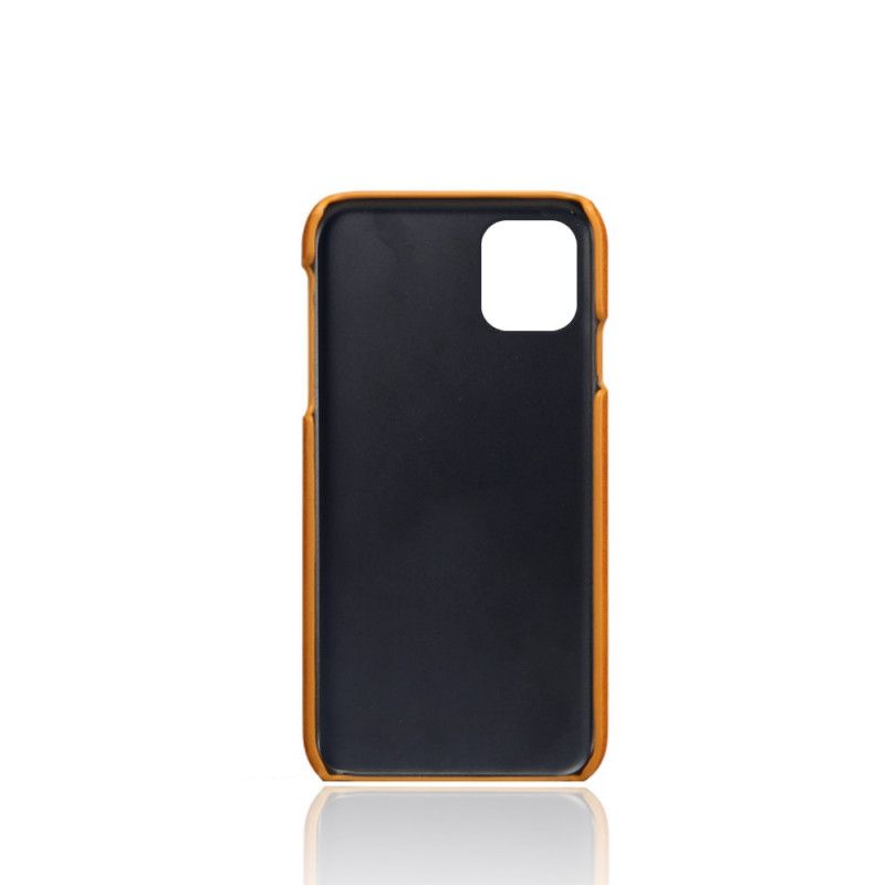 Cover for iPhone 12 Pro Max Sort Dobbelt Kortholder