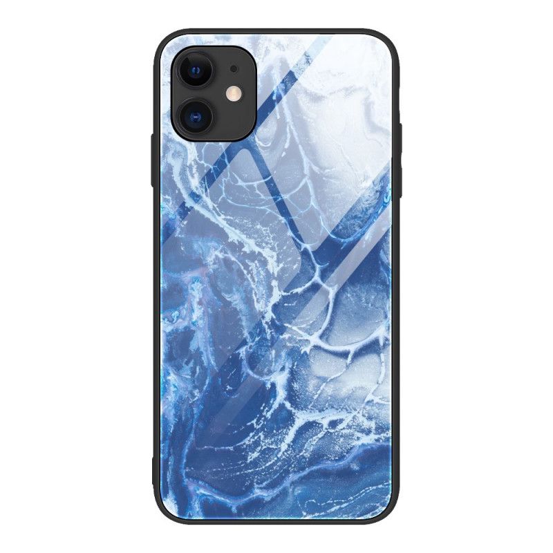 Cover for iPhone 12 Pro Max Sort Farver I Hærdet Glas