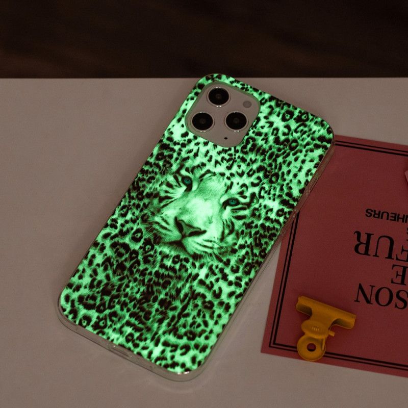 Cover iPhone 12 Pro Max Fluorescerende Leopard