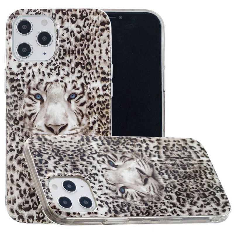 Cover iPhone 12 Pro Max Fluorescerende Leopard