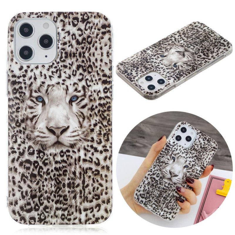 Cover iPhone 12 Pro Max Fluorescerende Leopard